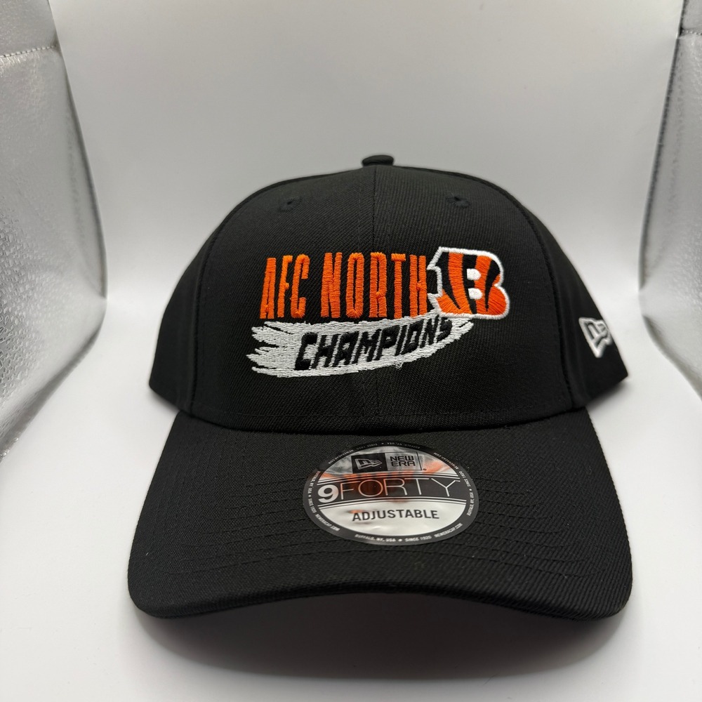 New Era Cincinnati Bengals‎ AFC North Champions 9FORTY Adjustable Hat Black NFL